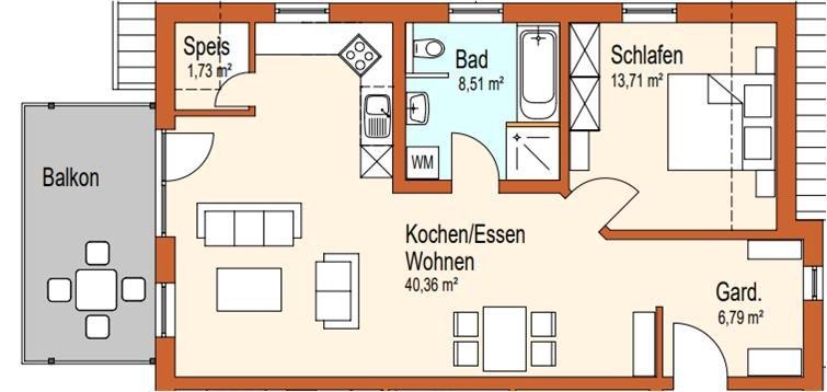 Dachgeschoßwohnung Ebensfeld - 3 Zimmer, 100 m&sup2;, 900&euro; | Angebot:27541661
