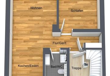 Wohnung Bamberg Bamberg-Ost - 2 Zimmer, 64 m&sup2;, 800&euro; | Angebot:27543890