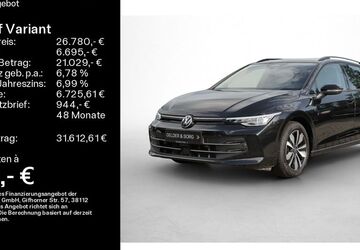 VW Golf 25.465 km 26.780 &euro; Ebern 96106