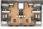 Etagenwohnung Mühlhausen - 2 Zimmer, 54 m&sup2;, 700&euro; | Angebot:27545090