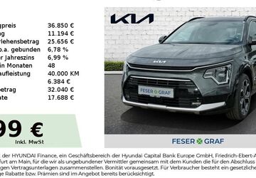 Kia Niro 1.733 km 31.850 &euro; Hallstadt 96103