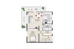 Erdgeschoßwohnung Ebelsbach - 5 Zimmer, 125 m&sup2;, 1.450&euro; | Angebot:27536205