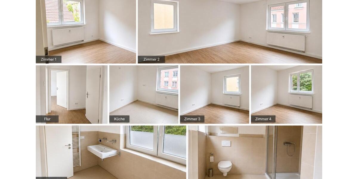 Etagenwohnung Bamberg Gereuth - 4 Zimmer, 100 m&sup2;, 1.300&euro; | Angebot:27554142